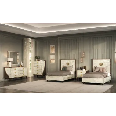 ROMANTICA Włoskie łóżko Twin Size 119 x 144 x 199cm / Adora