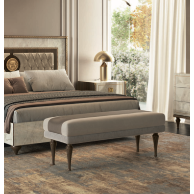 ROMANTICA Włoskie łóżko Queen Size tapicerowane 182 x 144 x 215cm / Adora