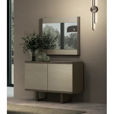 LINEA Włoska komoda bufet 4 drzwi 218 x 86 x 53cm / Adora