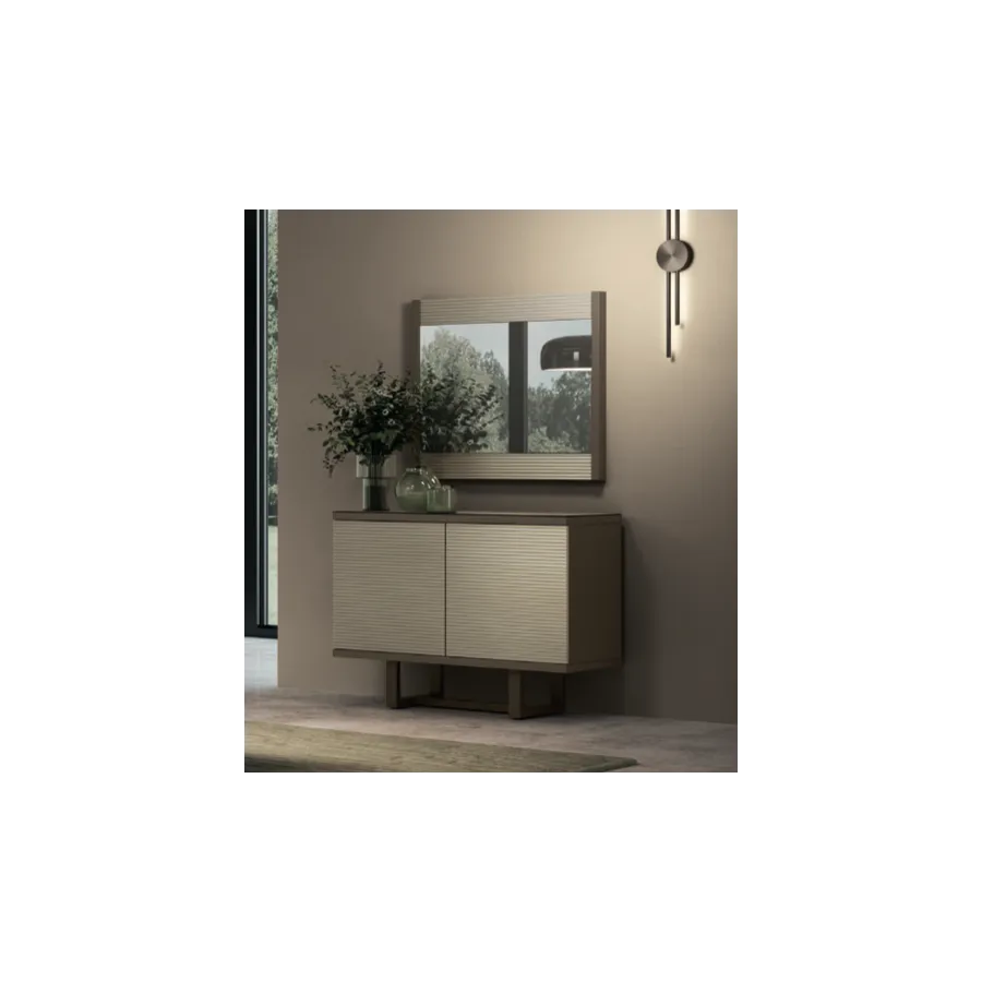 LINEA Włoska komoda 2 drzwi 118 x 90 x 53cm / Adora