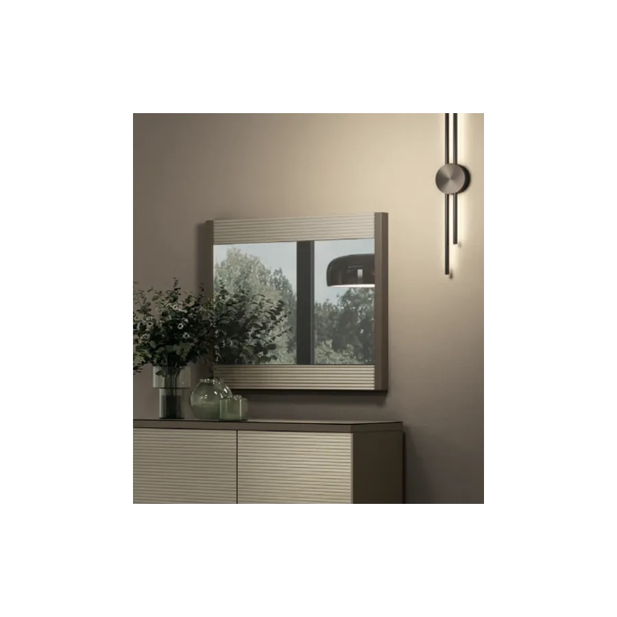 LINEA Włoskie lustro do salonu S 95 x 86 x 7cm / Adora