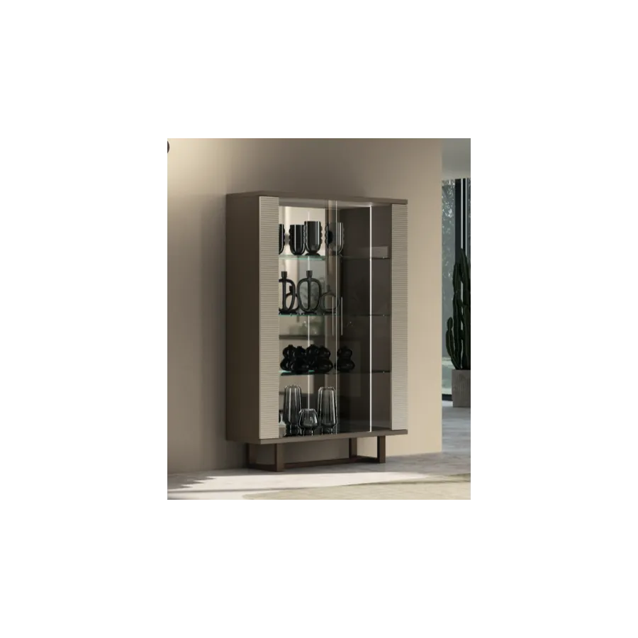 LINEA Włoska Witryna 2 drzwiowa 132 x 208 x 50cm / Adora