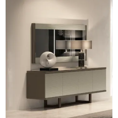 LINEA Włoskie lustro do salonu L 185 x 86 x 7cm / Adora