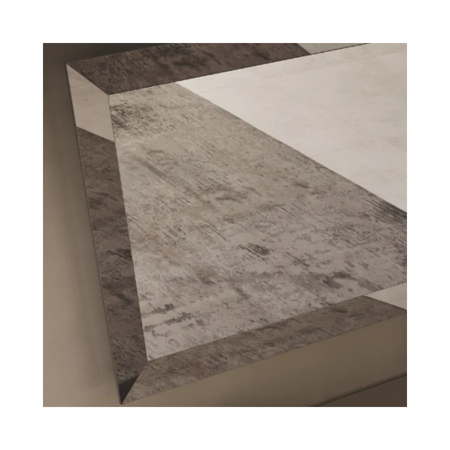 LINEA Włoskie lustro do salonu S szklana rama 112 x 87 x 7cm / Adora