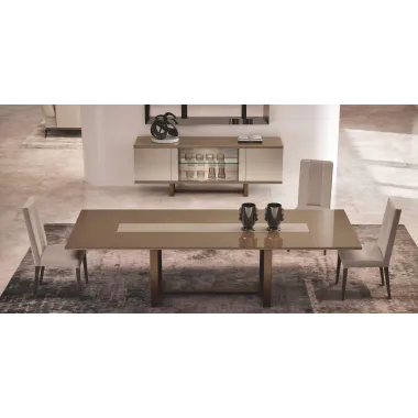 LINEA Włoskie lustro do salonu M 130 x 86 x 7cm / Adora