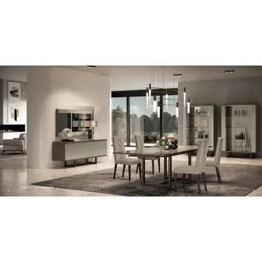 LINEA Włoskie lustro do salonu M 130 x 86 x 7cm / Adora