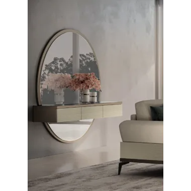 LINEA Włoskie lustro do salonu M 130 x 86 x 7cm / Adora