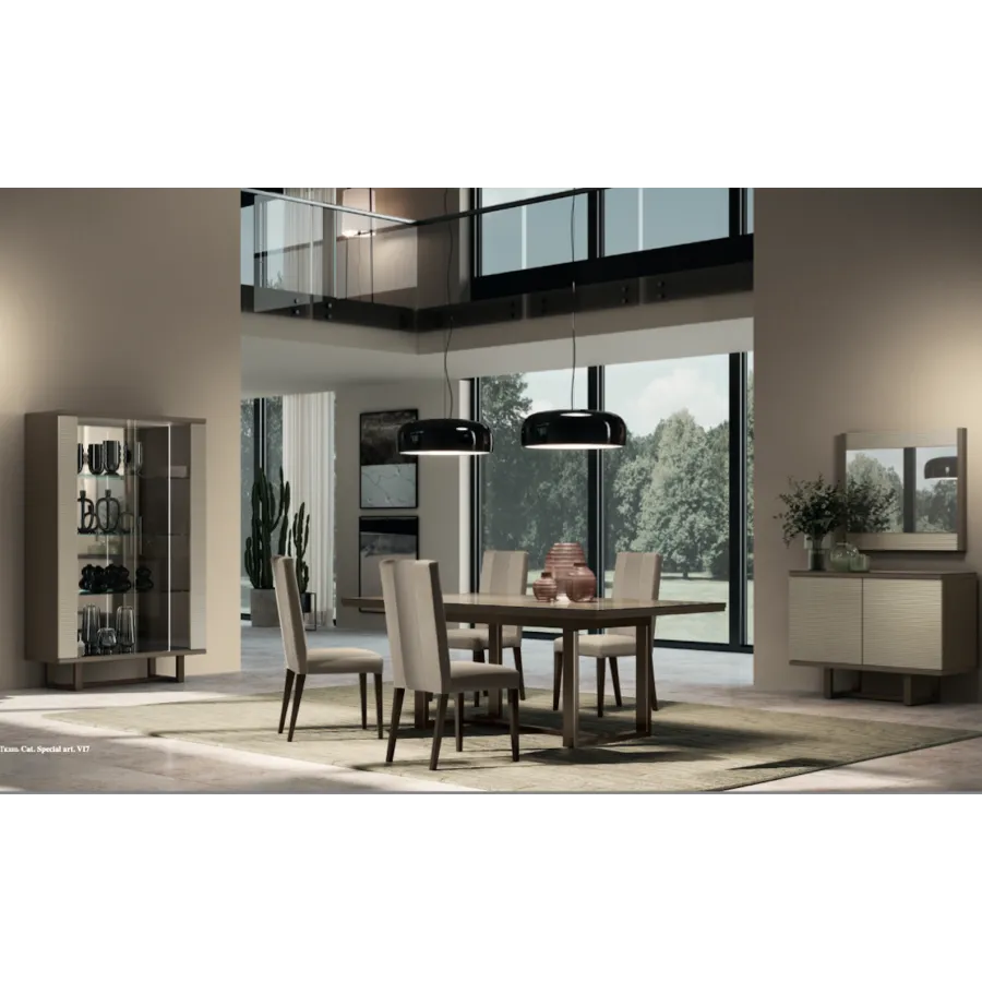 LINEA Włoski zestaw do jadalni 5 elementów / Adora