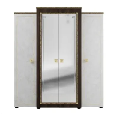 ROMANTICA Włoska Szafa 4 drzwiowa 220 x 220 x 68cm / Adora