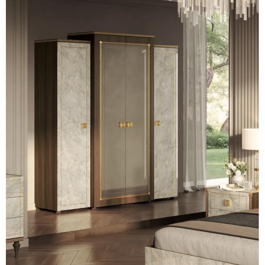 ROMANTICA Włoska Szafa 4 drzwiowa 220 x 220 x 68cm / Adora