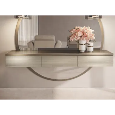 LINEA Włoska konsola do salonu 196 x 25 x 41cm / Adora