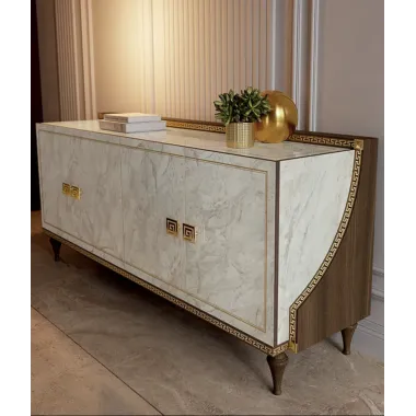 ROMANTICA Włoska Komoda 4 drzwiowa 205cm / Adora