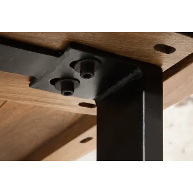 Invicta Stół barowy Iron Craft 120cm naturalne mango / 38668