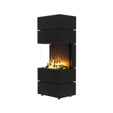 CALMA 43 Kominek gazowy trójstronny wolnostojący 43 x 40cm