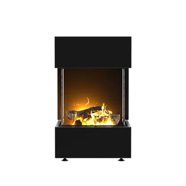 CALMA 43 Kominek gazowy trójstronny wolnostojący 43 x 40cm