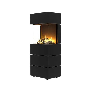 CALMA 43 Kominek gazowy trójstronny wolnostojący 43 x 40cm