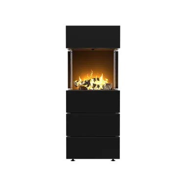 CALMA 43 Kominek gazowy trójstronny wolnostojący 43 x 40cm