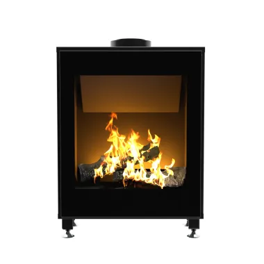 Kominek gazowy jednostronny wolnostojący 40 x 39cm