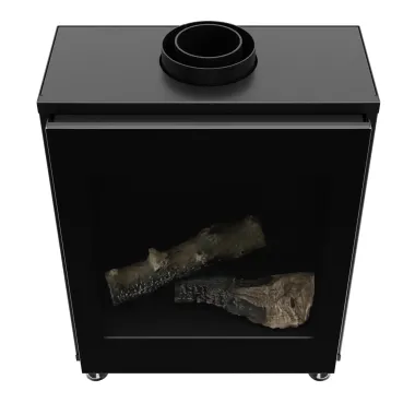 Kominek gazowy jednostronny wolnostojący 40 x 39cm