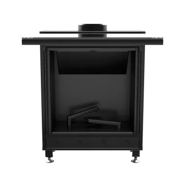 Kominek gazowy jednostronny wolnostojący 40 x 39cm