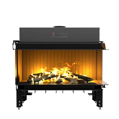 CALMA 120R Kominek gazowy dwustronny 120 x 50cm