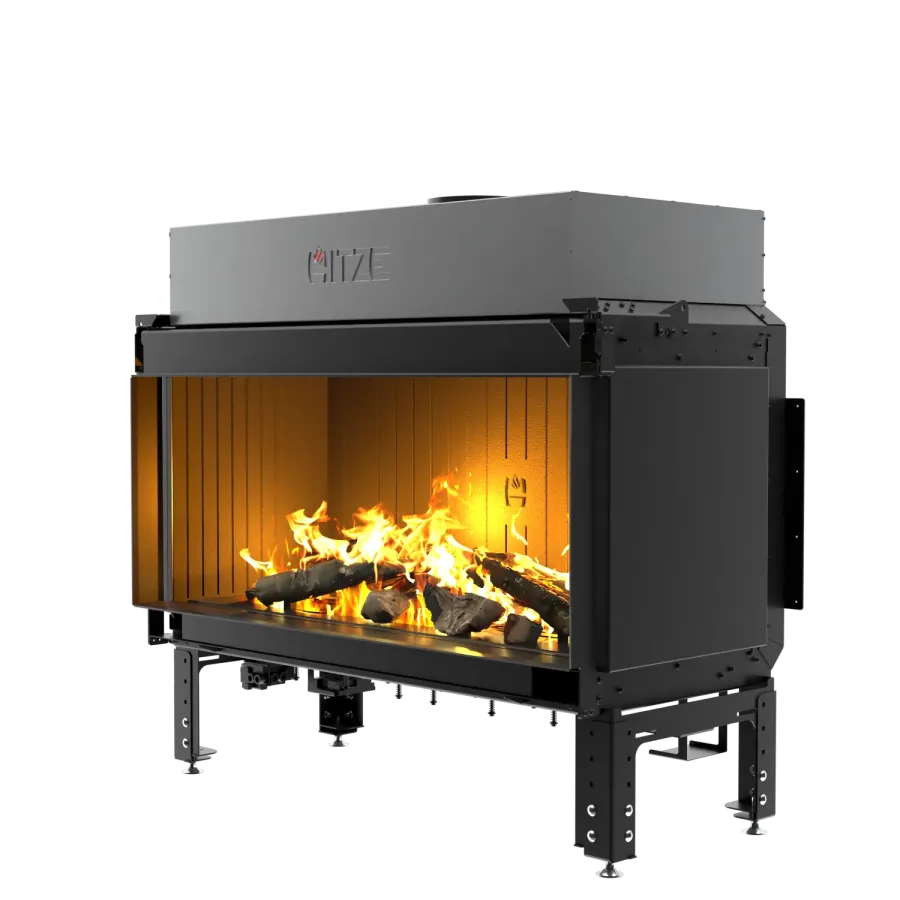 CALMA 120S Kominek gazowy jednostronny 120 x 50cm