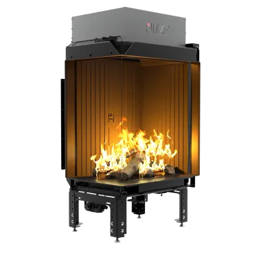 CALMA 65L Kominek gazowy dwustronny 65 x 80cm