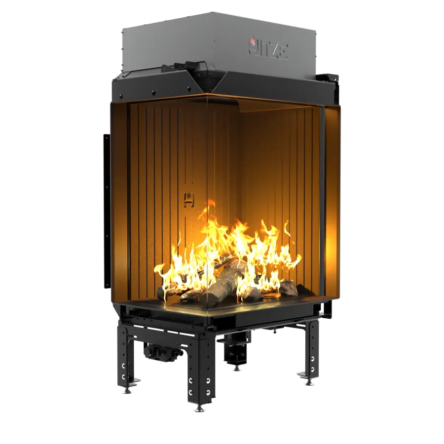 CALMA 65L Kominek gazowy dwustronny 65 x 80cm