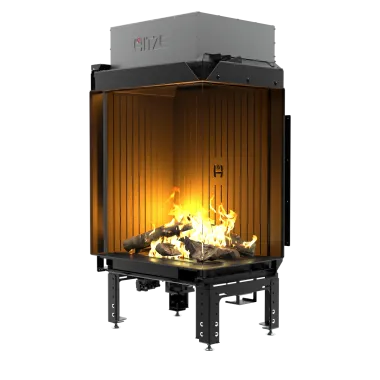 CALMA 65R Kominek gazowy dwustronny 65 x 80cm