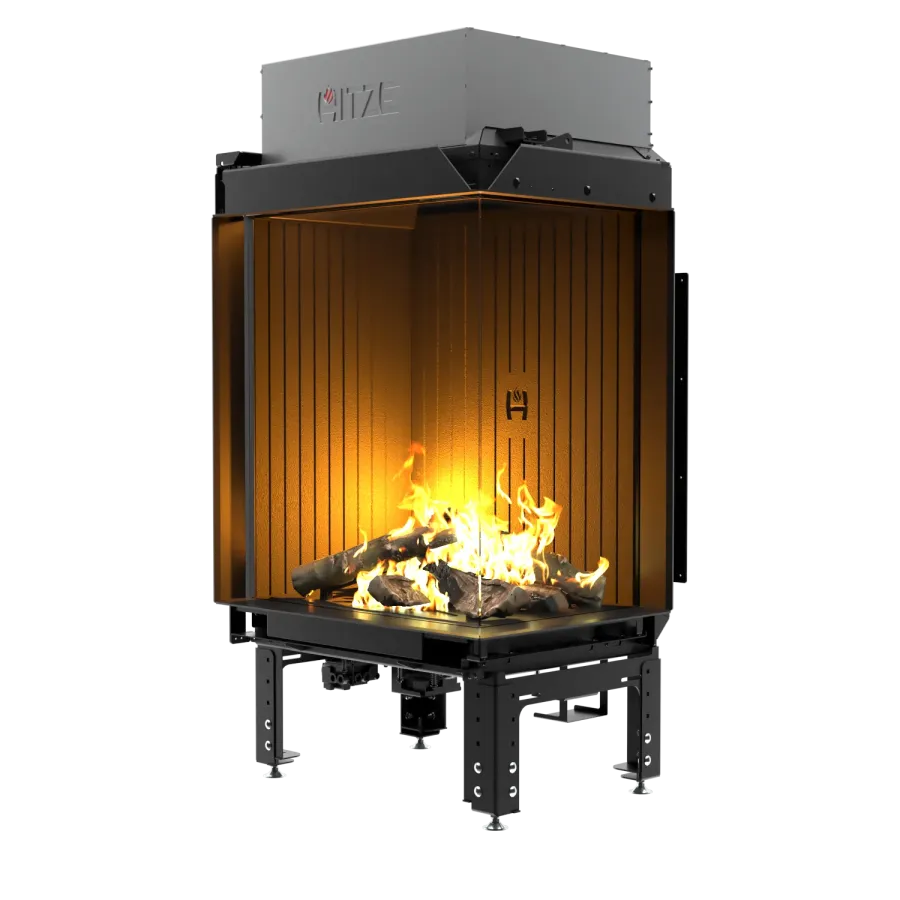 CALMA 65R Kominek gazowy dwustronny 65 x 80cm