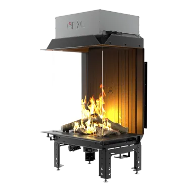 CALMA 65TC Kominek gazowy trójstronny 65 x 80cm