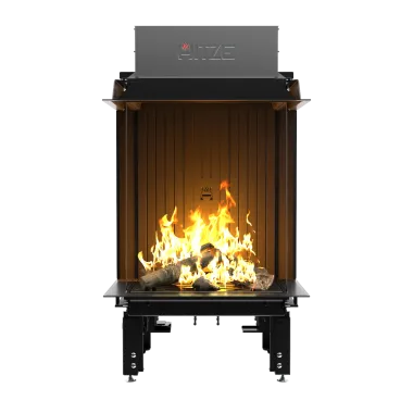 CALMA 65TC Kominek gazowy trójstronny 65 x 80cm