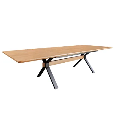 Invicta Stół rozkładany GIANT fornir z drewna dębowego 180 - 300cm / 46563