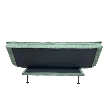 Invicta Sofa rozkładana JAZZ 3-osobowa zielony sztruks 195cm / 47523