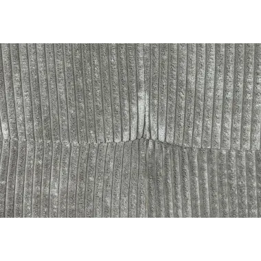 Invicta Sofa rozkładana JAZZ 3-osobowa jasnoszary sztruks 195cm / 47522