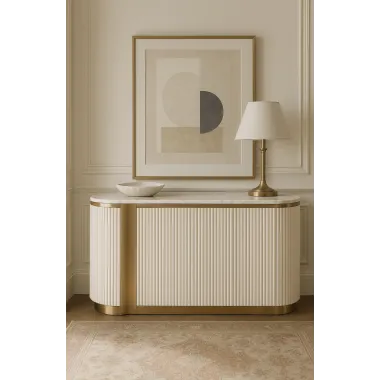 Livin Hill Komoda STILIG białe ecru MDF 158cm / ST917F