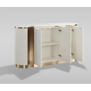 Livin Hill Komoda STILIG białe ecru MDF 158cm / ST917F