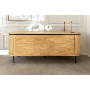 Invicta Komoda ATELIER naturalny fornir dębowy 160 x 55 x 40cm / 47450