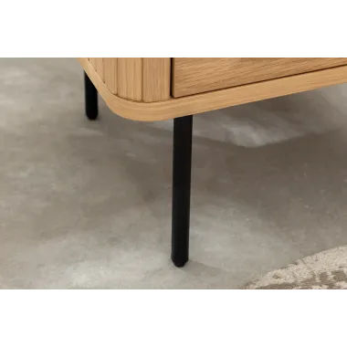 Invicta Szafka nocna ATELIER naturalny fornir dębowy 48 x 55 x 40cm / 47456