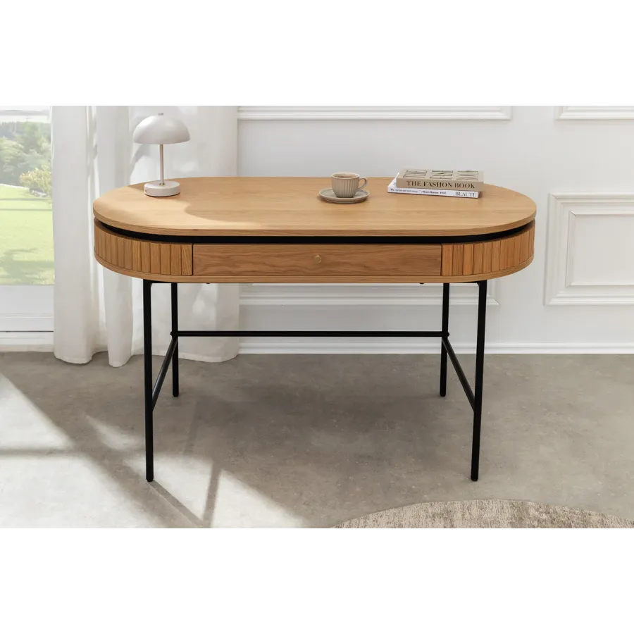 Invicta Komoda ATELIER naturalny fornir dębowy 160 x 76 x 40cm / 47453