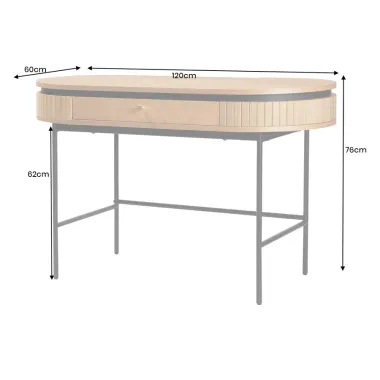 Invicta Komoda ATELIER naturalny fornir dębowy 160 x 76 x 40cm / 47453