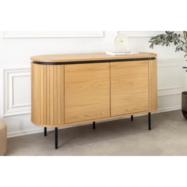 Invicta Komoda ATELIER naturalny fornir dębowy 120 x 76 x 40cm / 47452