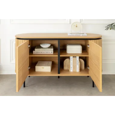 Invicta Komoda ATELIER naturalny fornir dębowy 120 x 76 x 40cm / 47452