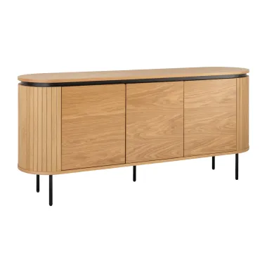 Invicta Komoda ATELIER naturalny fornir dębowy 160 x 76 x 40cm / 47453