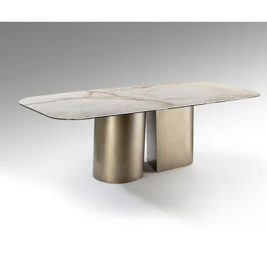 NUMA Stół do jadalni mosiądz 240 x 76 x 120cm / 514460