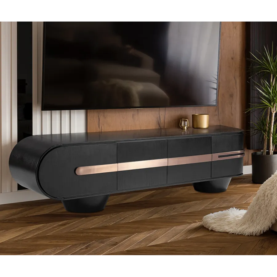 LUCA Komoda TV 4 drzwiowa 200 x 56 x 45cm / 505345