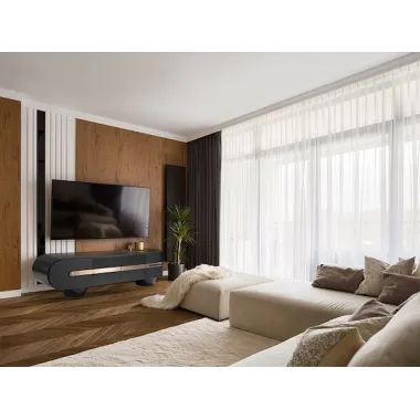 LUCA Komoda TV 4 drzwiowa 200 x 56 x 45cm / 505345