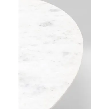 GLENN Stół do jadalni marmurowy blat Ø 115 x 75cm / 70378