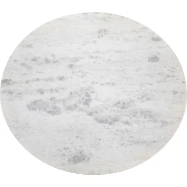GLENN Stół do jadalni marmurowy blat Ø 115 x 75cm / 70378