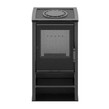 LUPO S LOFT Kominek wolnostojący jednostronny czarny 6,5 kW / LUPO S LOFT